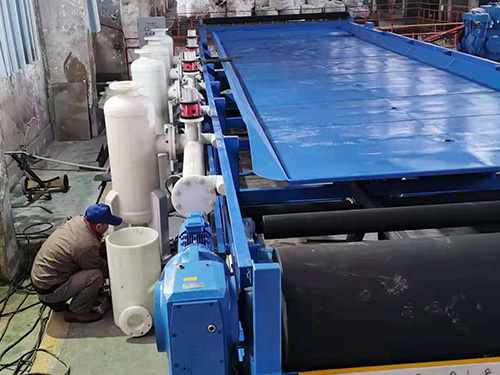 真空过滤机安装现场